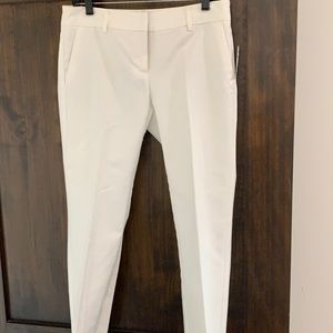 Thick cotton white pants
